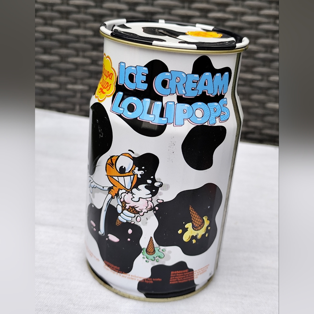 3/$30💜Chupa Chups Ice Cream Lollipops Tin Money Box